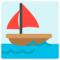 Sailboat emoji on Mozilla